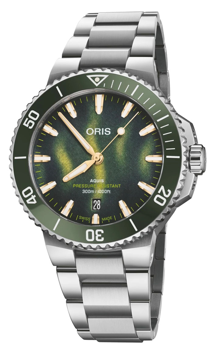 Oris Aquis Kelp Forest Limited Edition 01 733 7787 4187-set