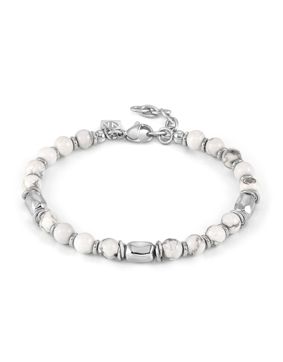 Nomination Instinctstyle stones white turquoise rannekoru 027930/085