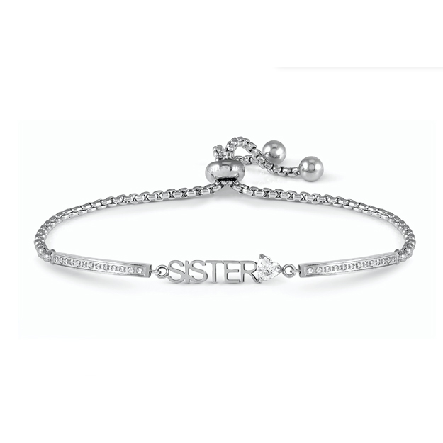 Nomination Milleluci teräs rannekoru Sister hopea 028025/008