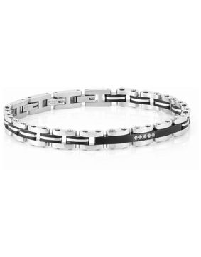 Nomination Strong Steel with Black Ceramic rannekoru 028301 004