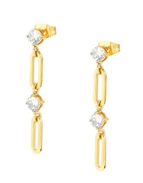 Nomination Chainsoftstyle yellow gold korvakorut 029404/012