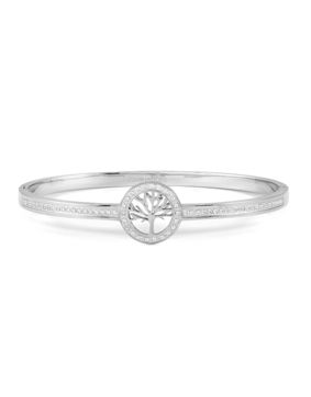 Nomination Pretty bangles symbols small size hopeanvärinen elämän puu rannerengas 029501/028