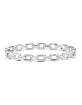 Nomination Pretty bangles chain small size hopeanvärinen rannerengas 029509/001