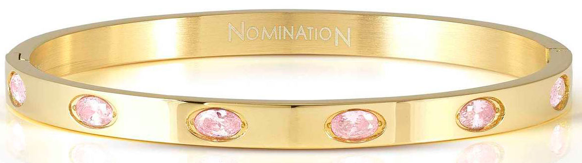 Nomination Pretty Bangles kullattu rannekoru pink 029516/021