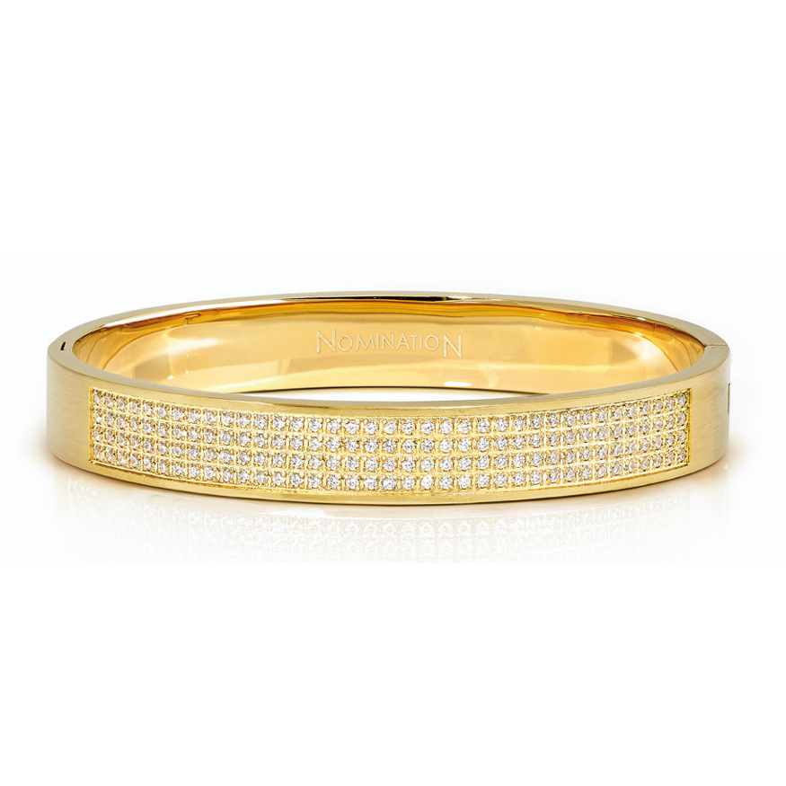 Nomination Pretty Bangles teräs rannekoru kulta 029534/020