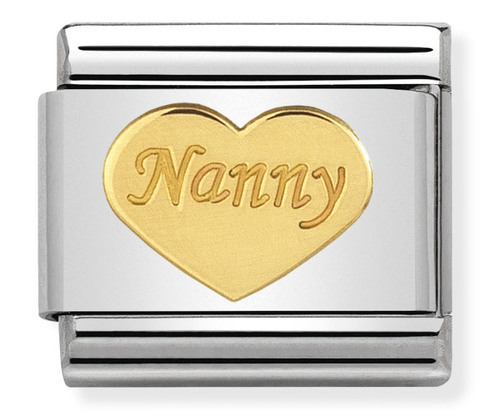 Nomination Gold Nanny Heart 030162-35