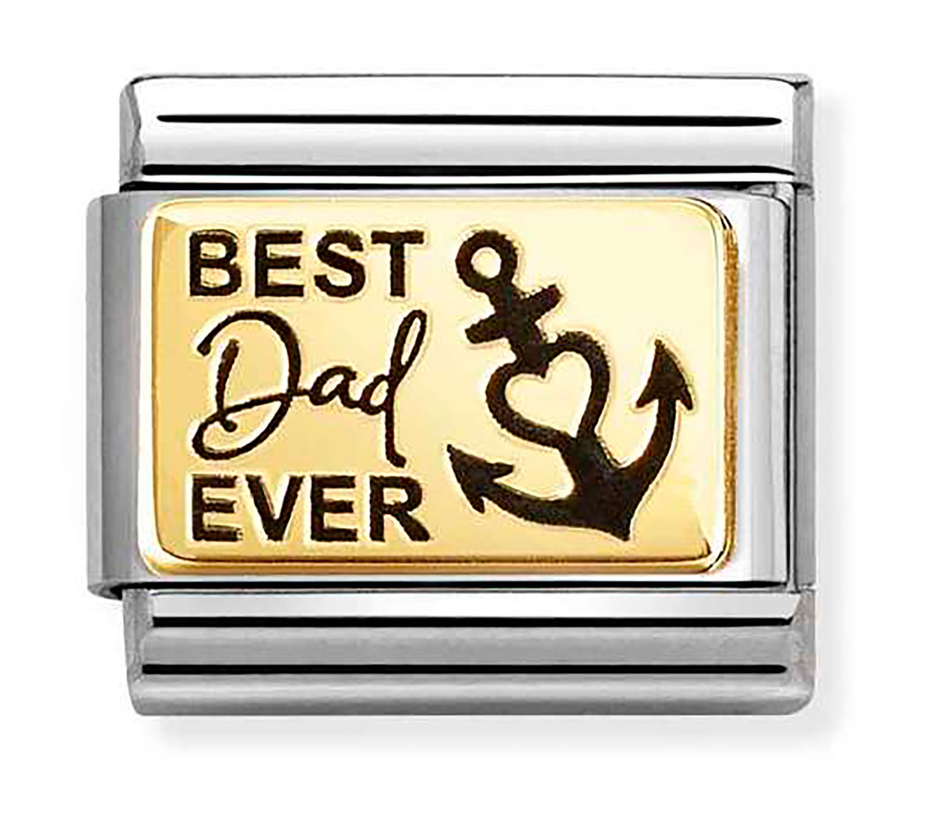 Nomination Composable Classic plates best dad ever 030166/65