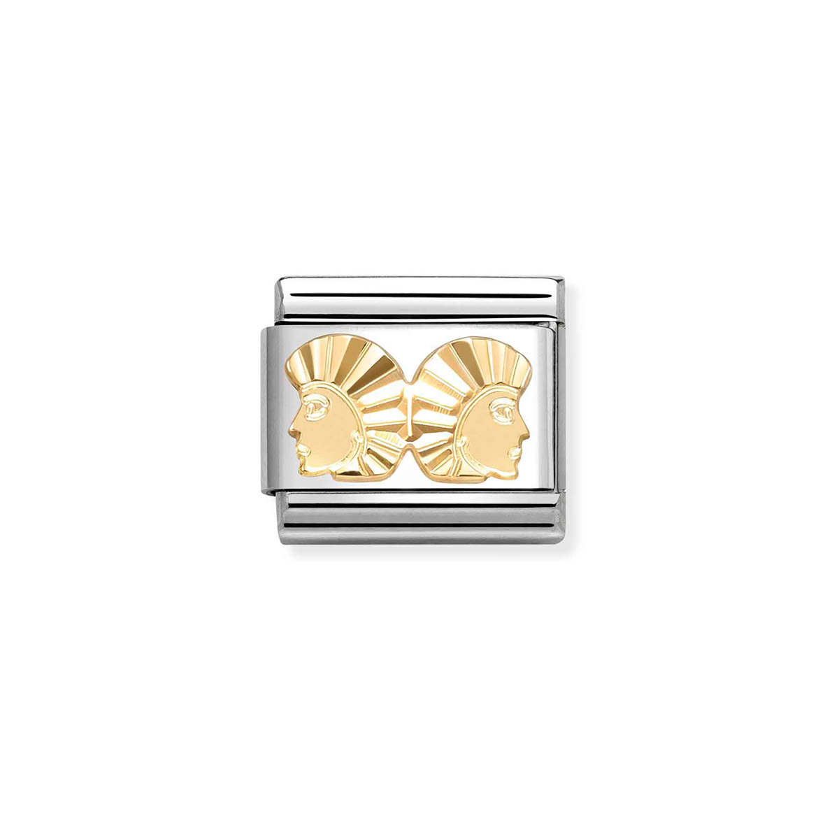 Nomination Composable Classic kullattu kaksoset horoskooppi-pala 030167/03