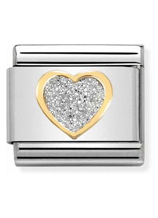 Nomination Composable Classic Link Heart with Glitter 030220 02