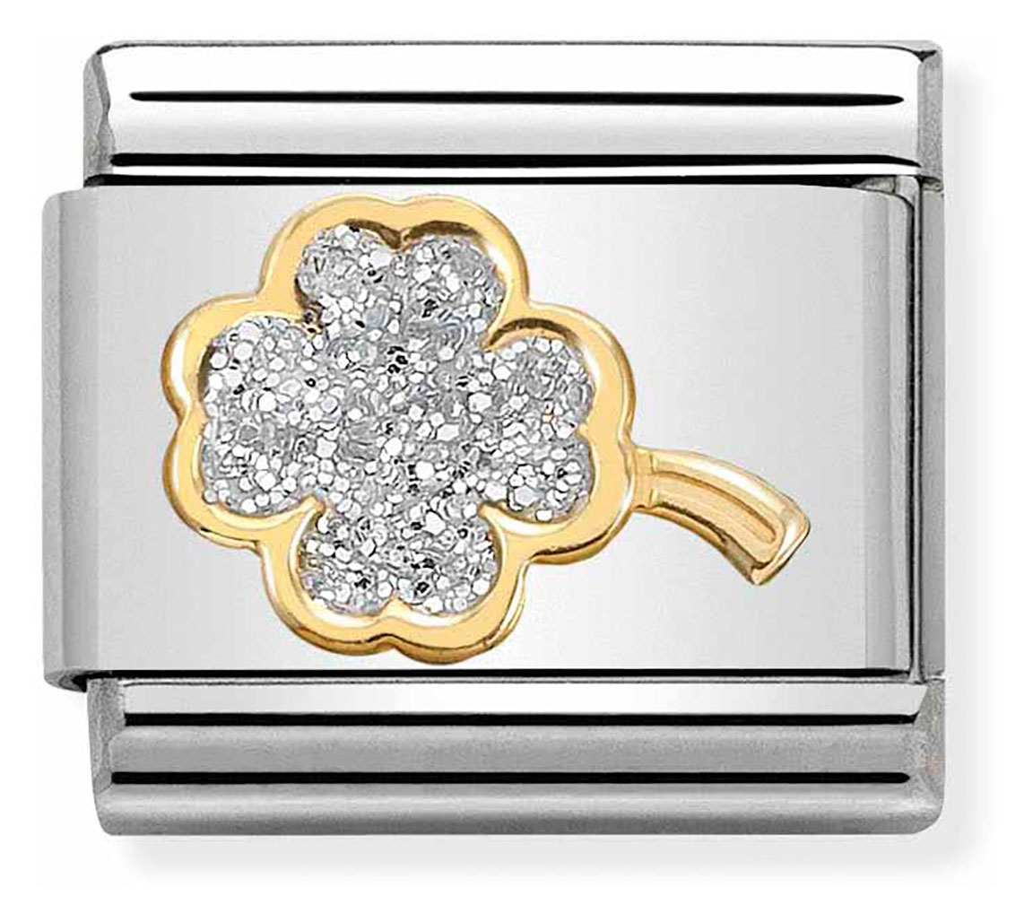 Nomination Composable Classic Link Four Leaf Clover with Glitter 030220 03