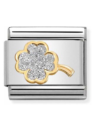 Nomination Composable Classic Link Four Leaf Clover with Glitter 030220 03