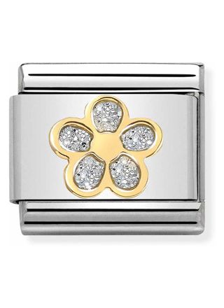 Nomination Composable Classic Link Flower with Glitter 030220 06