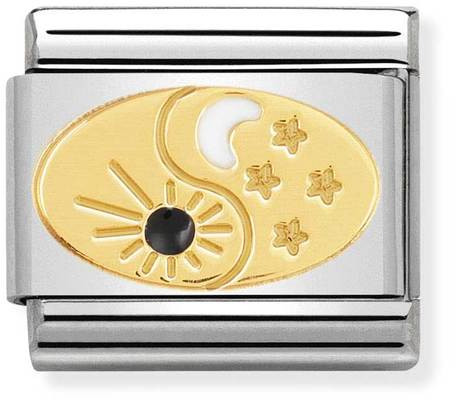 Nomination Classic gold Cosmo Tao sun and Moon 030272-51