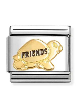 Nomination Composable Classic Symbols Friends kilpikonna kulta 030285/74