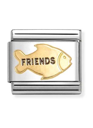 Nomination Composable Classic Symbols Friends kala kulta 030285/75