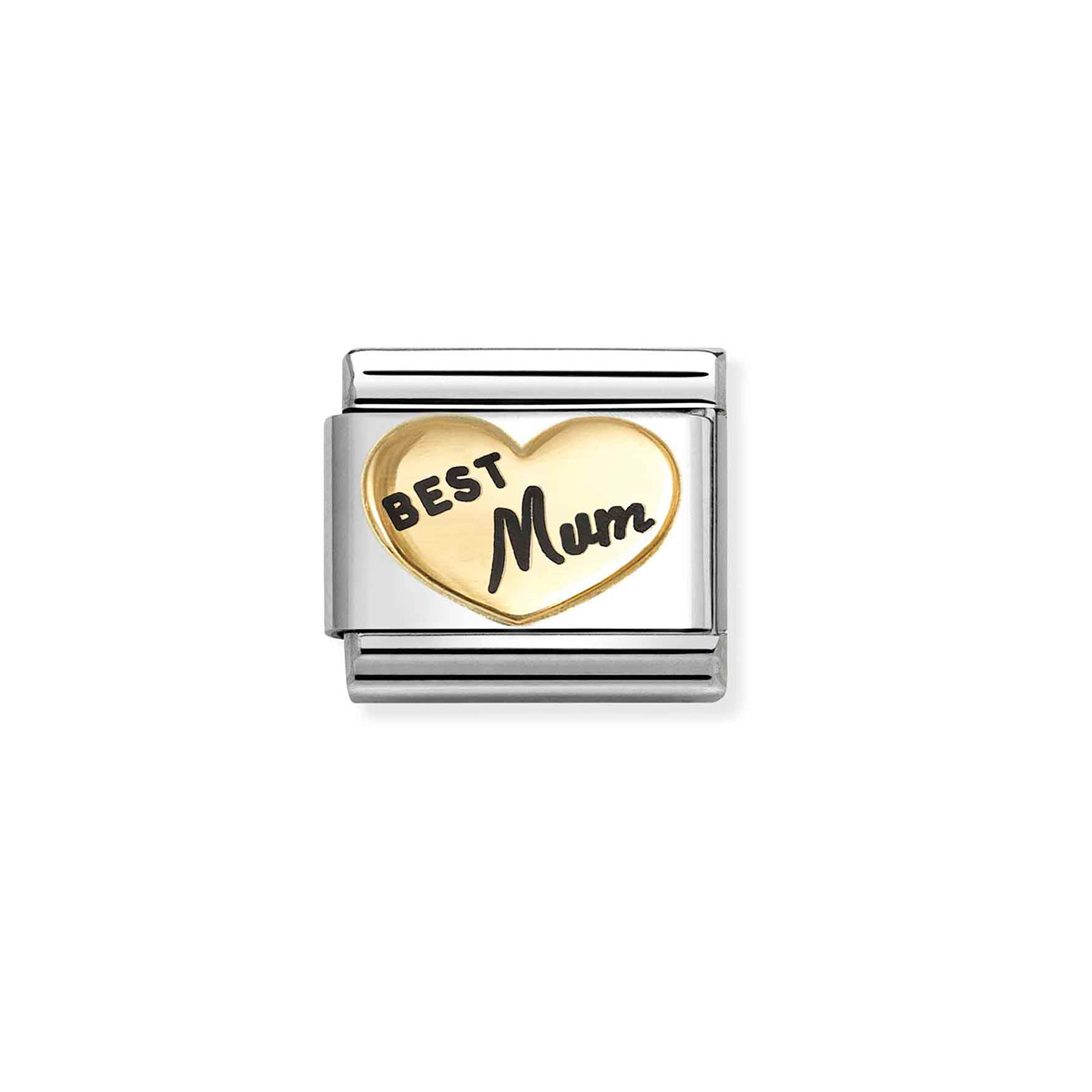 Nomination Composable Classic Symbols kullattu Best Mum sydänpala 030285/93