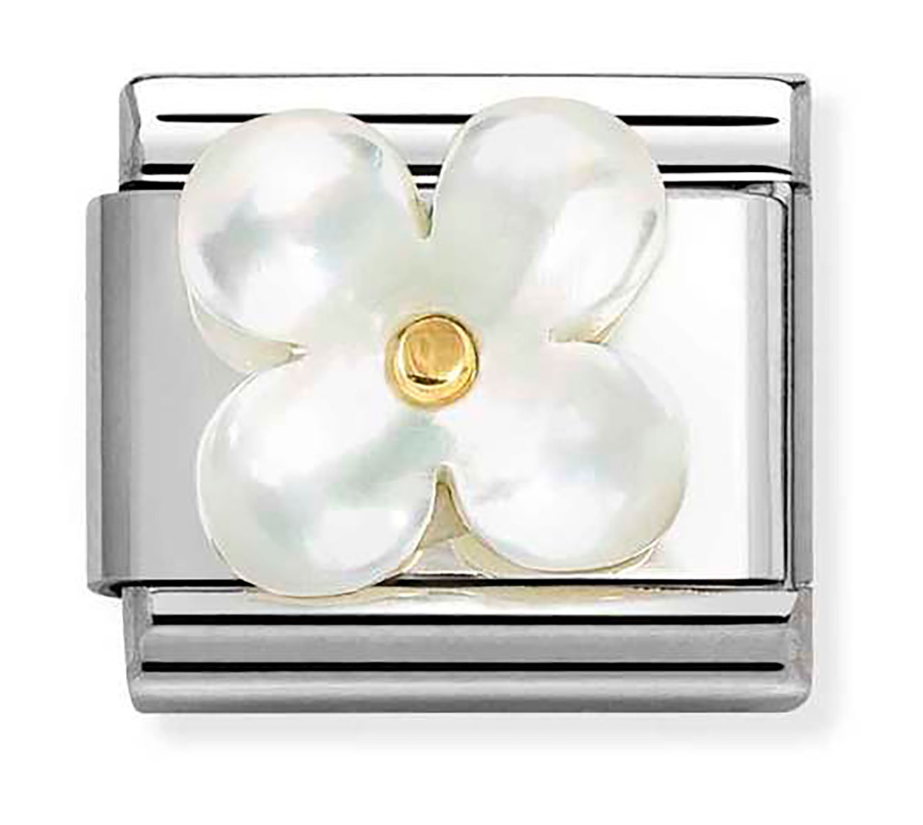 Nomination Composable Classic flower white mother of pearl 030521/02