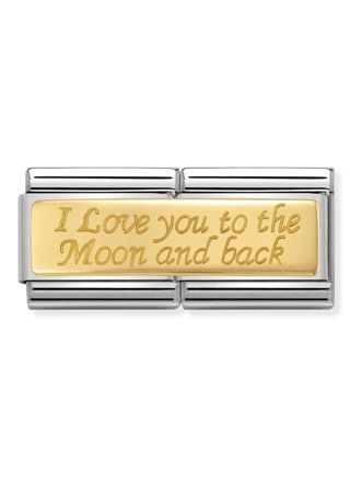 Nomination Gold Double I Love You To the Moon and Back 030710-10