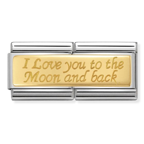 Nomination Gold Double I Love You To the Moon and Back 030710-10