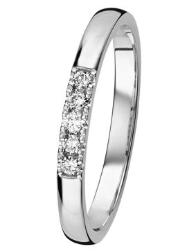 Kohinoor 033-216V-10 Timanttisormus valkokulta Estelle