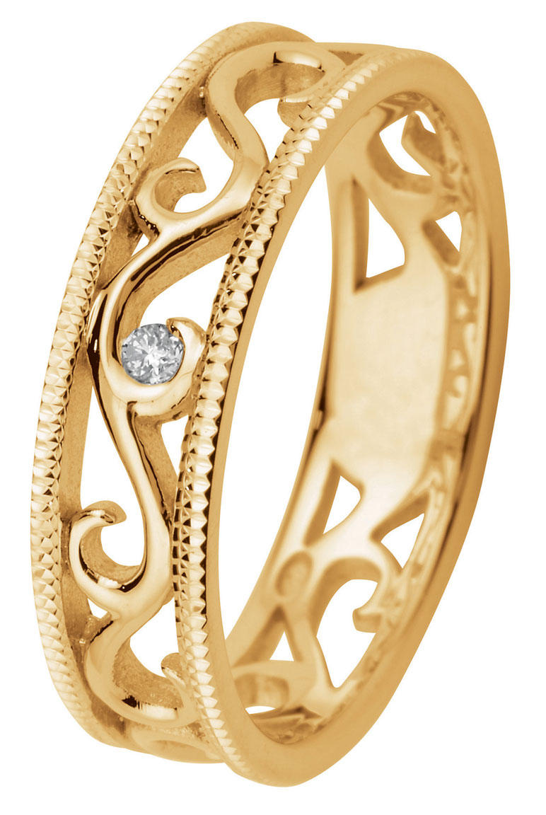 Kohinoor 033-252-02 Timanttisormus Laurel