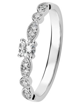 Kohinoor Clara timanttisormus 033-269V-25