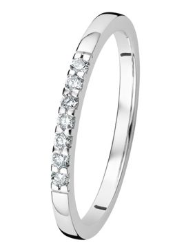 Kohinoor Linnea timanttisormus valkokulta 033-406V-10