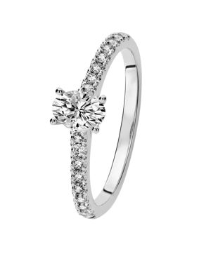 Kohinoor Ellen valkokultainen timanttisormus 0.46 ct 033-818V-46