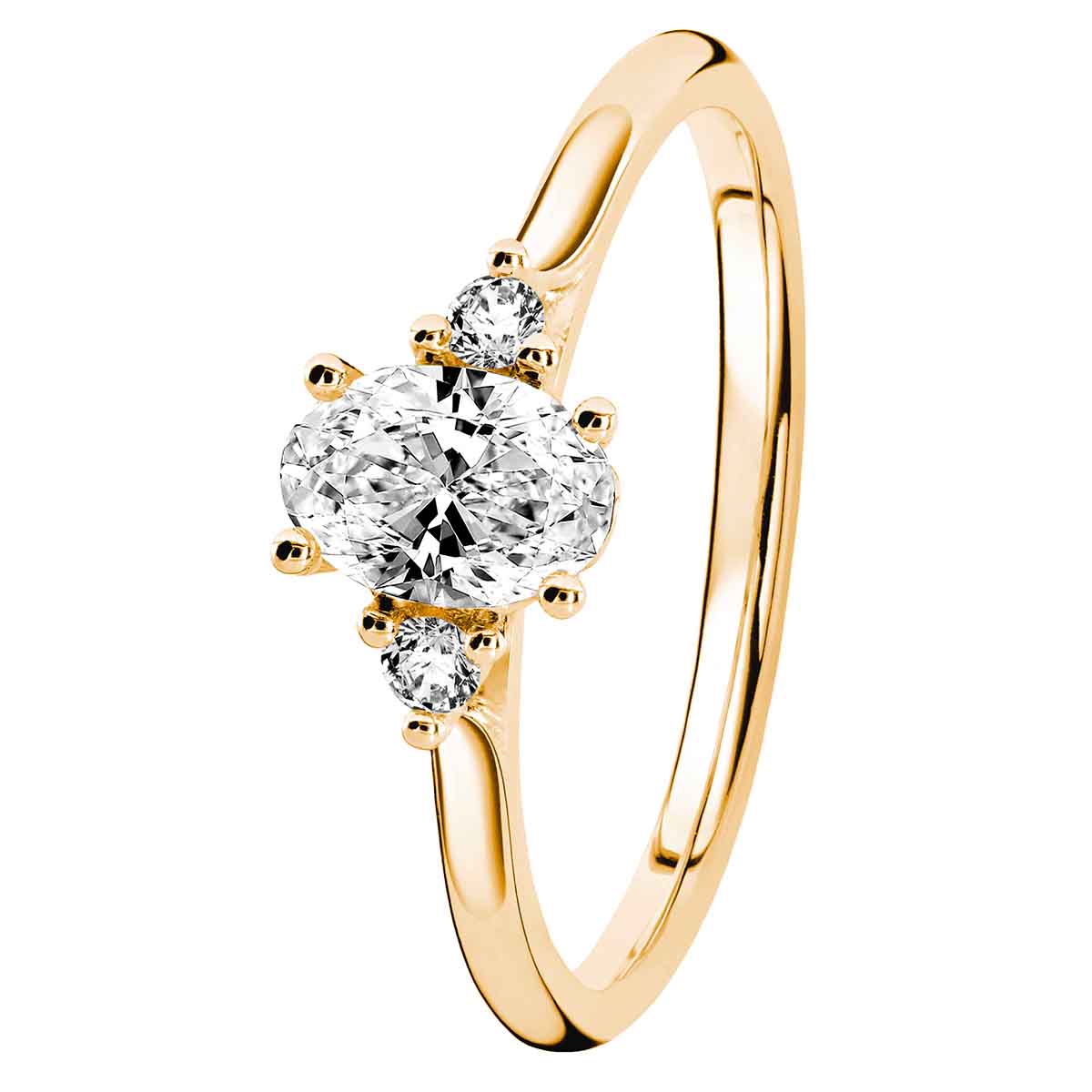 Kohinoor Timanttisormus Ellen 033L-818K-56 0,56 ct