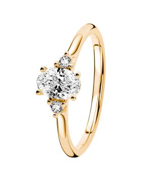 Kohinoor Timanttisormus Ellen 033L-818K-56 0,56 ct