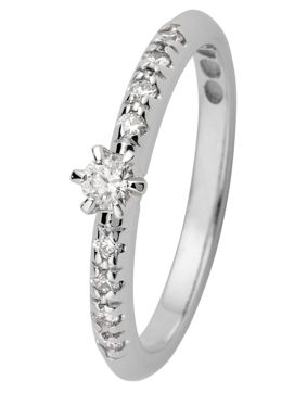 Kohinoor Natalie 034-209V-46 timanttisormus