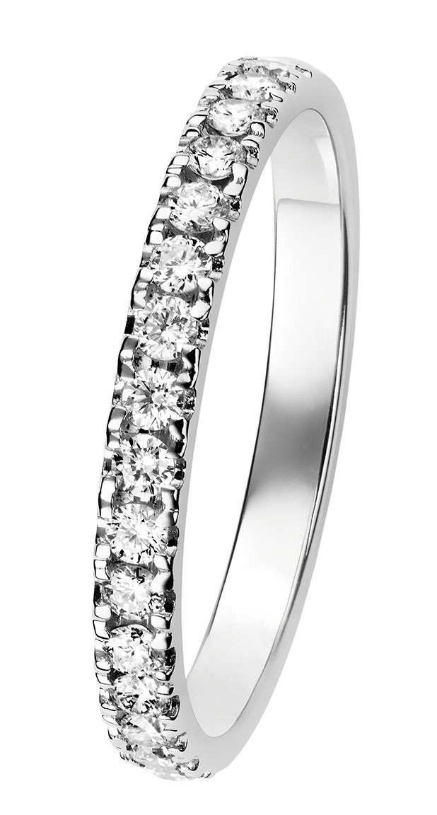 Kohinoor 034-248V-32 Timanttisormus valkokulta Leonora