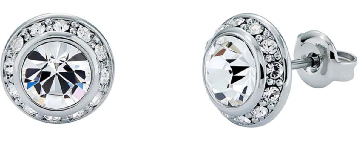 Ted Baker Soletia hopeanväriset halo korvakorut 06-TBJ3698-01-02