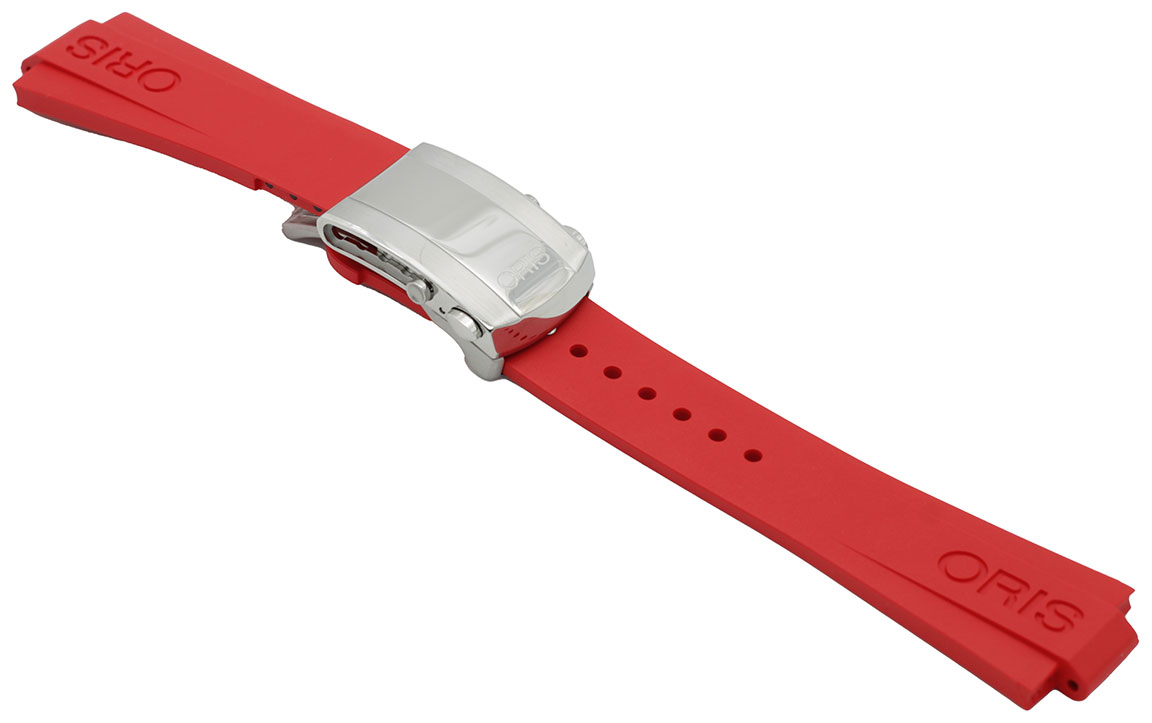 Oris Aquis kumiranneke 07 4 24 66EB + lukko - 43,5 mm Aquis-kelloon