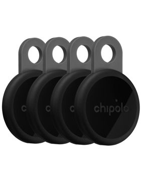 Chipolo LOOP Bluetooth paikannin 4kpl setti musta