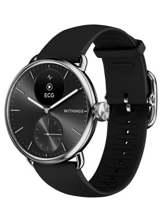 SKALO Ranneke nahkaa Withings ScanWatch 42mm - Valitse väri Black SKALO Ranneke nahkaa Withings ScanWatch 42mm - Valitse väri Black
