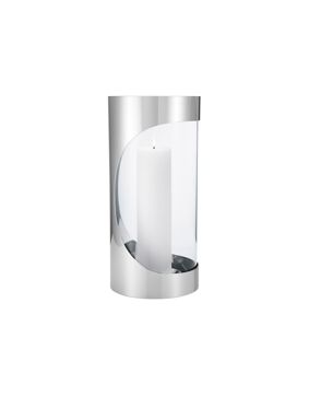 Georg Jensen Chrome Contours kynttilälyhty 33cm 10020463
