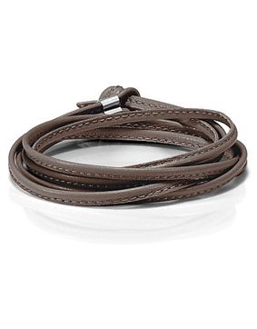 Nomination MyBonBons kahvinvärinen nahkaranne 065089/015