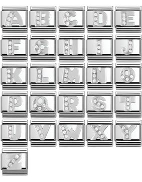 Nomination SilverShine Zircon kirjaimet 330301