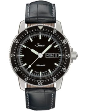 Sinn 104 St Sa I with black leather strap