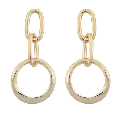 SNÖ Of Sweden Blanche round pendant korvakorut plain g 1057-6000257