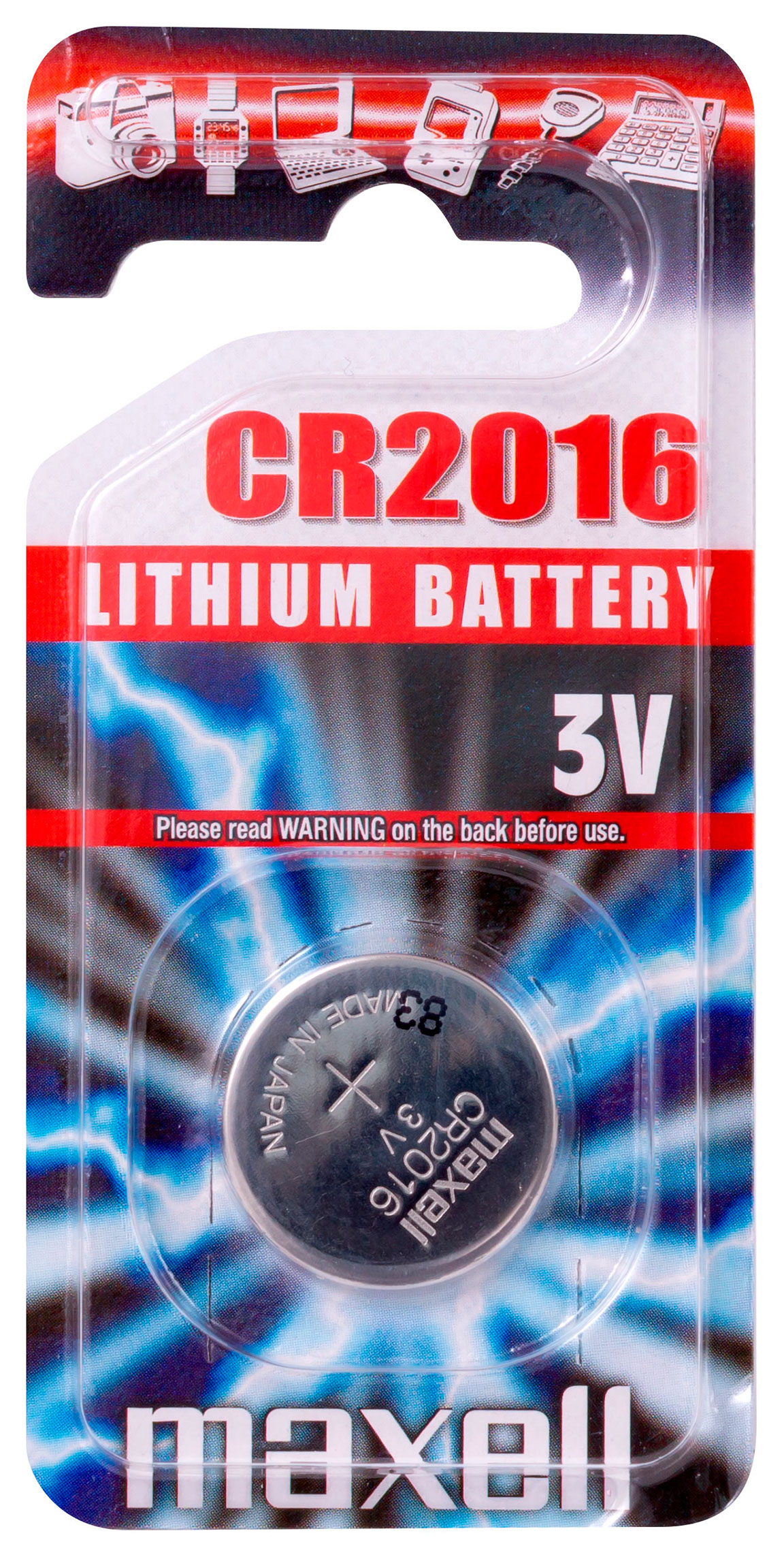 Maxell nappiparisto CR2016 3V