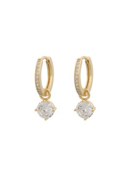 Snö of Sweden Rola pyöreät kullatut rengaskorvakorut 20 mm 1082-6300251