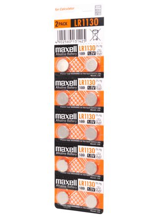 Maxell alkalinappiparisto LR1130 10PK MF (5X2) 1.5V