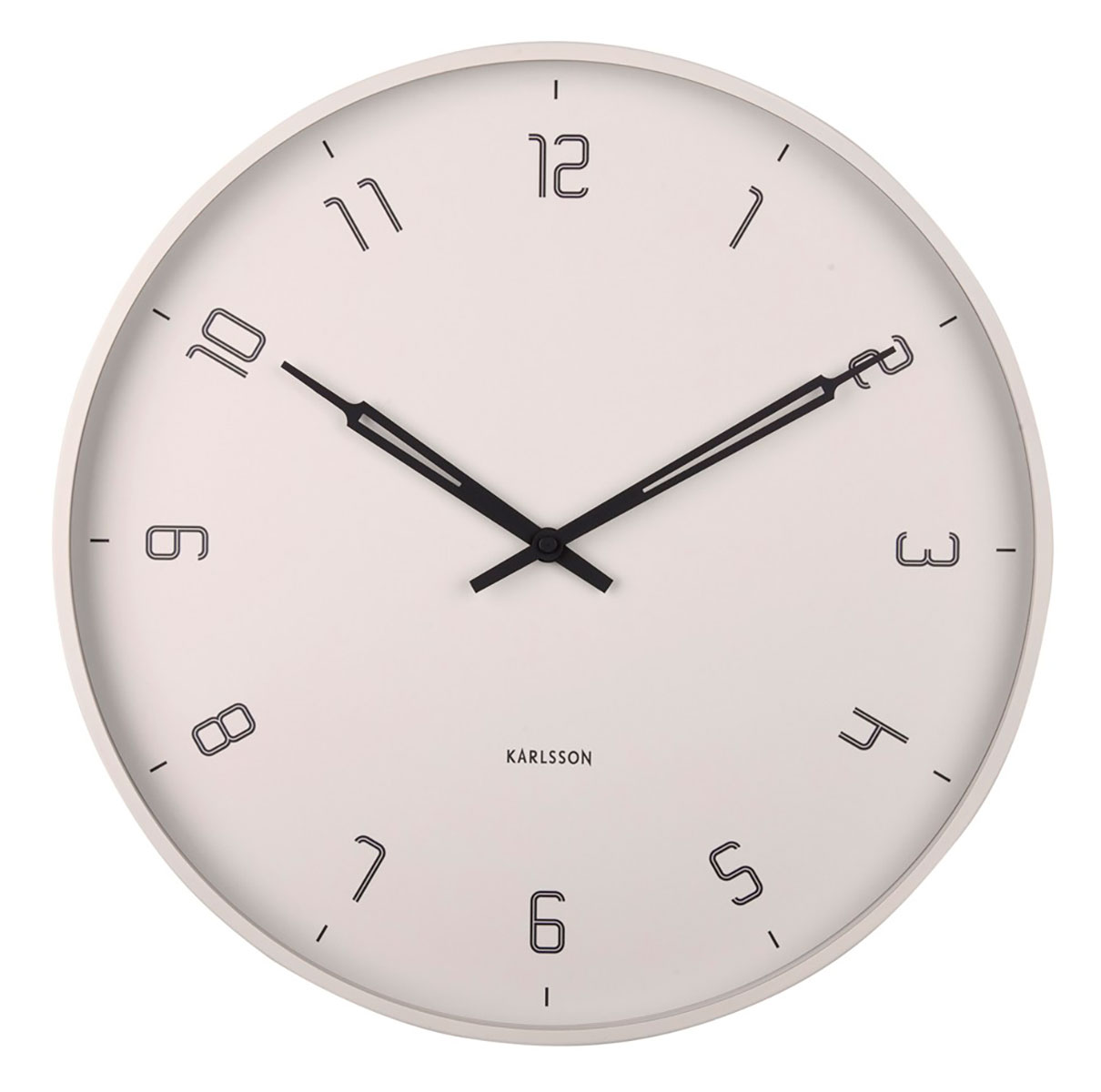 Karlsson seinäkello Stark iron matt warm grey 40 cm KA5950WG