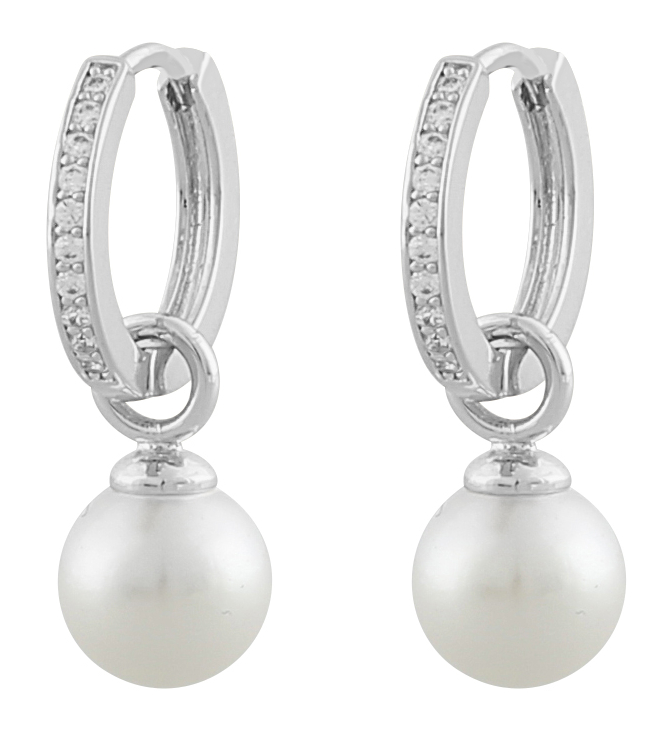 SNÖ of Sweden Core ring korvakorut s/white 1200-5010010