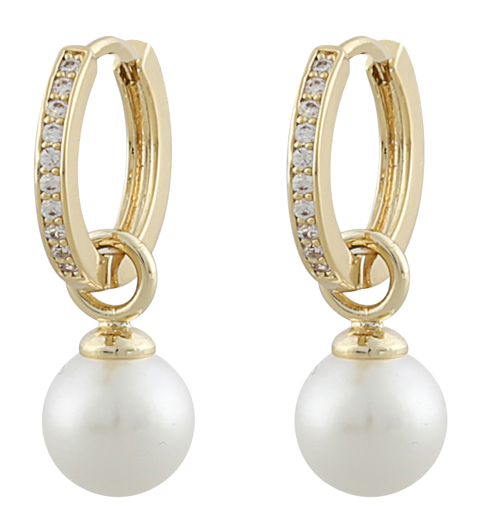 SNÖ of Sweden Core ring korvakorut g/white 1200-5010362