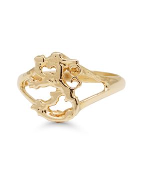 Kastesormus kulta Suomi Leijona 120