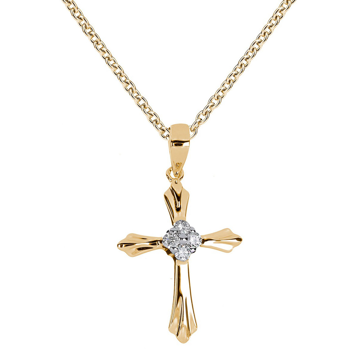 Kohinoor timanttiristiriipus 123-P5340 keltakultaa