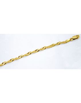 Singaporeketju 14k kulta 2.2mm 125